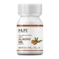 inlife sweet almond extra virgin cold pressed oil 500 mg capsules 60s 